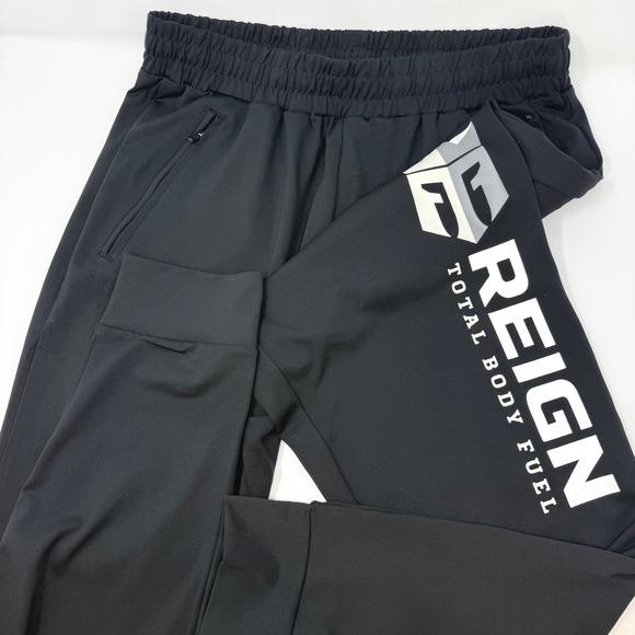 Barbell Reign Total Body Fuel Mens XL Black Joggers Athletic Training Pants